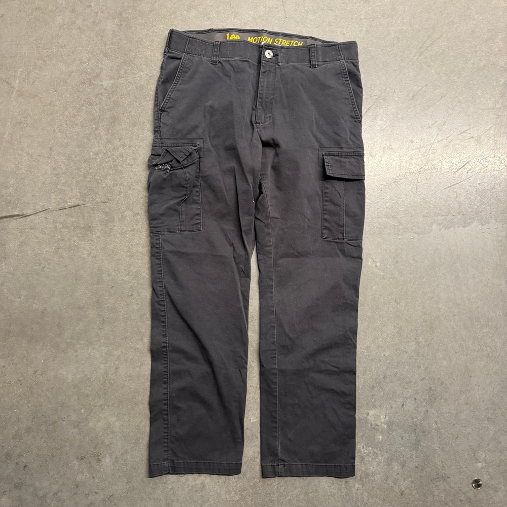 Lee Premium Select Motion Stretch Cargo Pants Gray Regular Straight 36x32